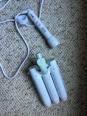 Mane Jumbo Triple Barrel Curling Iron - 3-Barrel Waver